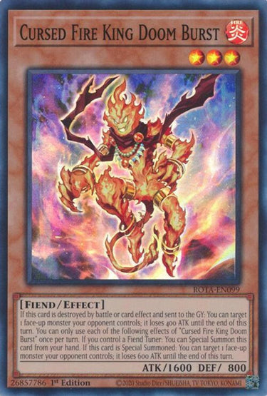 Cursed Fire King Doom Burst | ROTA-EN099